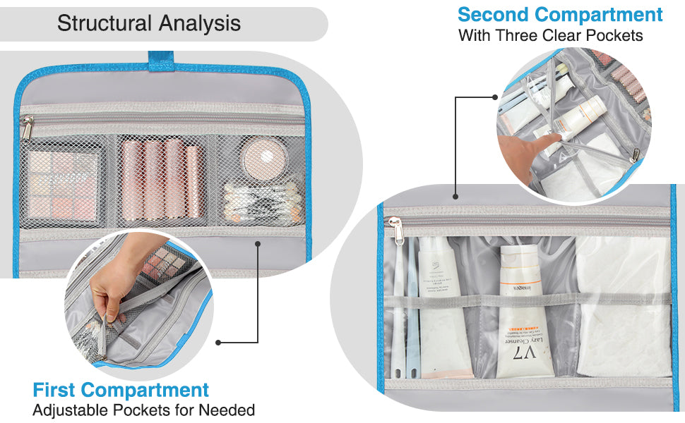 Relavel Travel Hanging Toiletry Bag