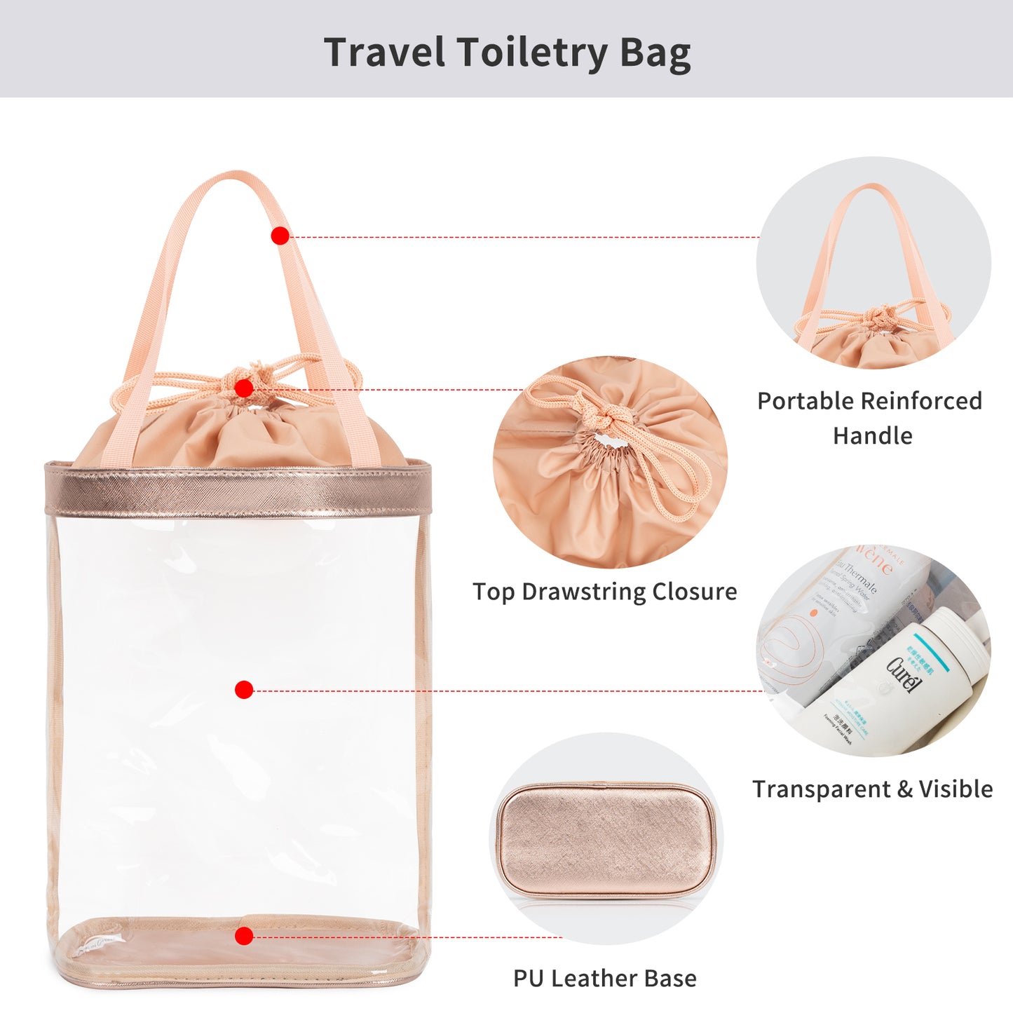 Travel Toiletry Bag for Women