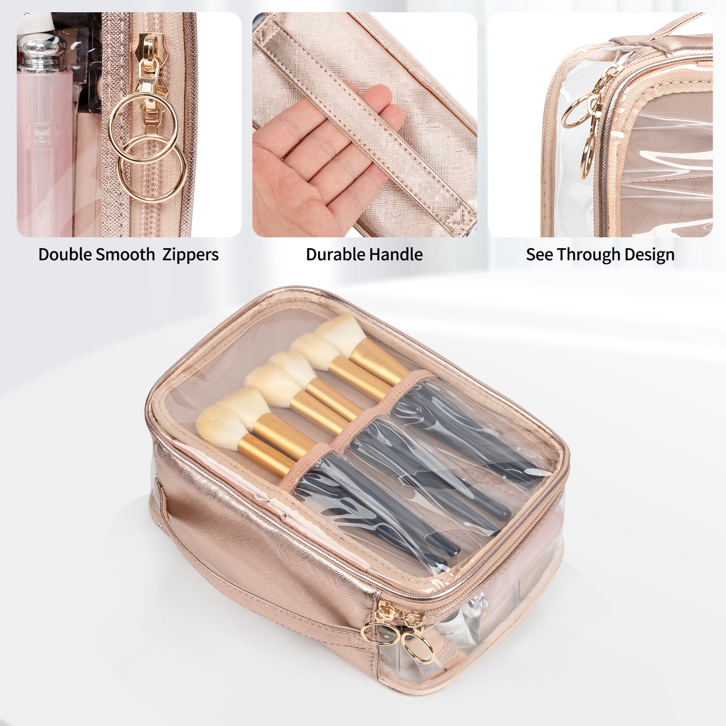 Portable Makeup Storage Organizer Cosmetic Bag