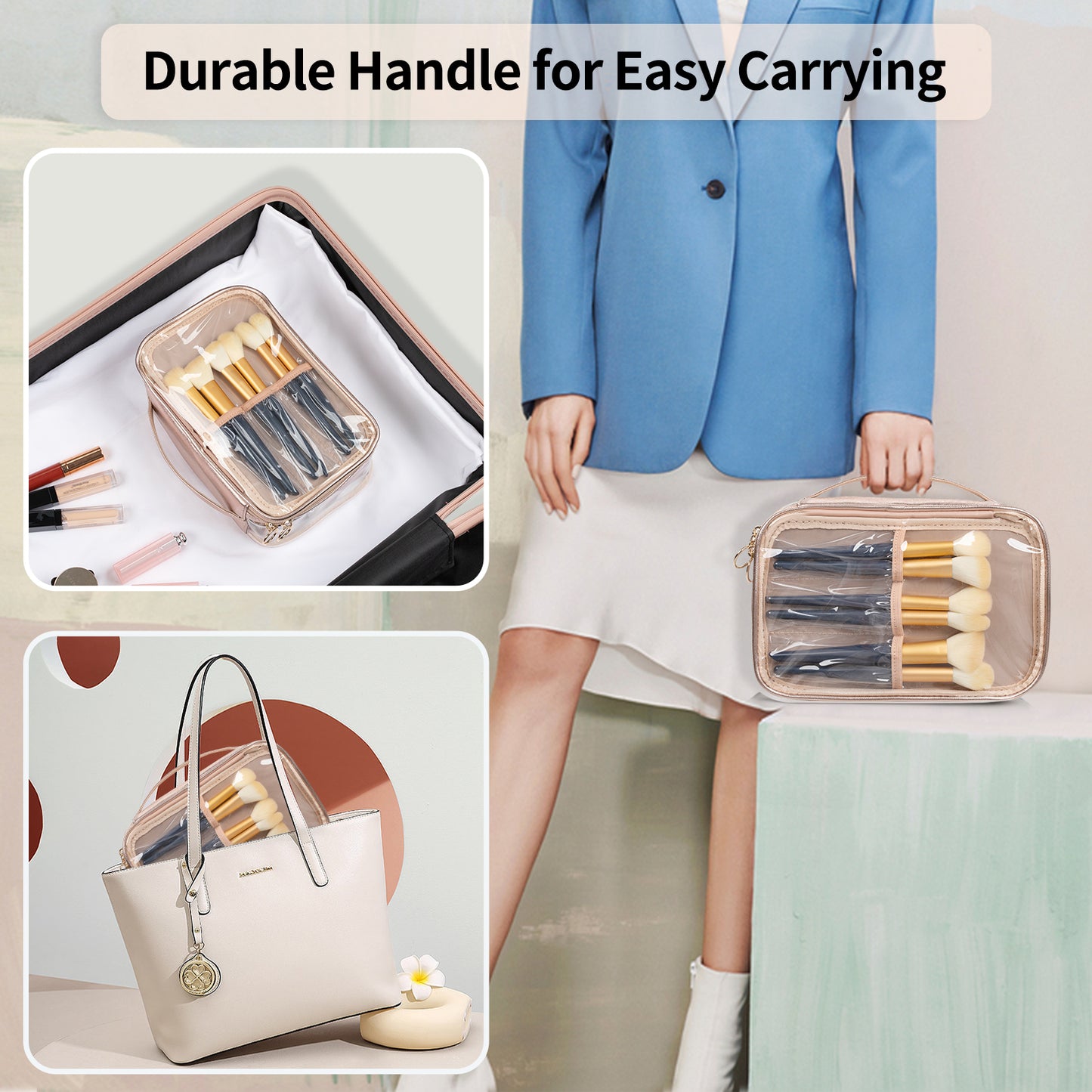 Portable Makeup Storage Organizer Cosmetic Bag