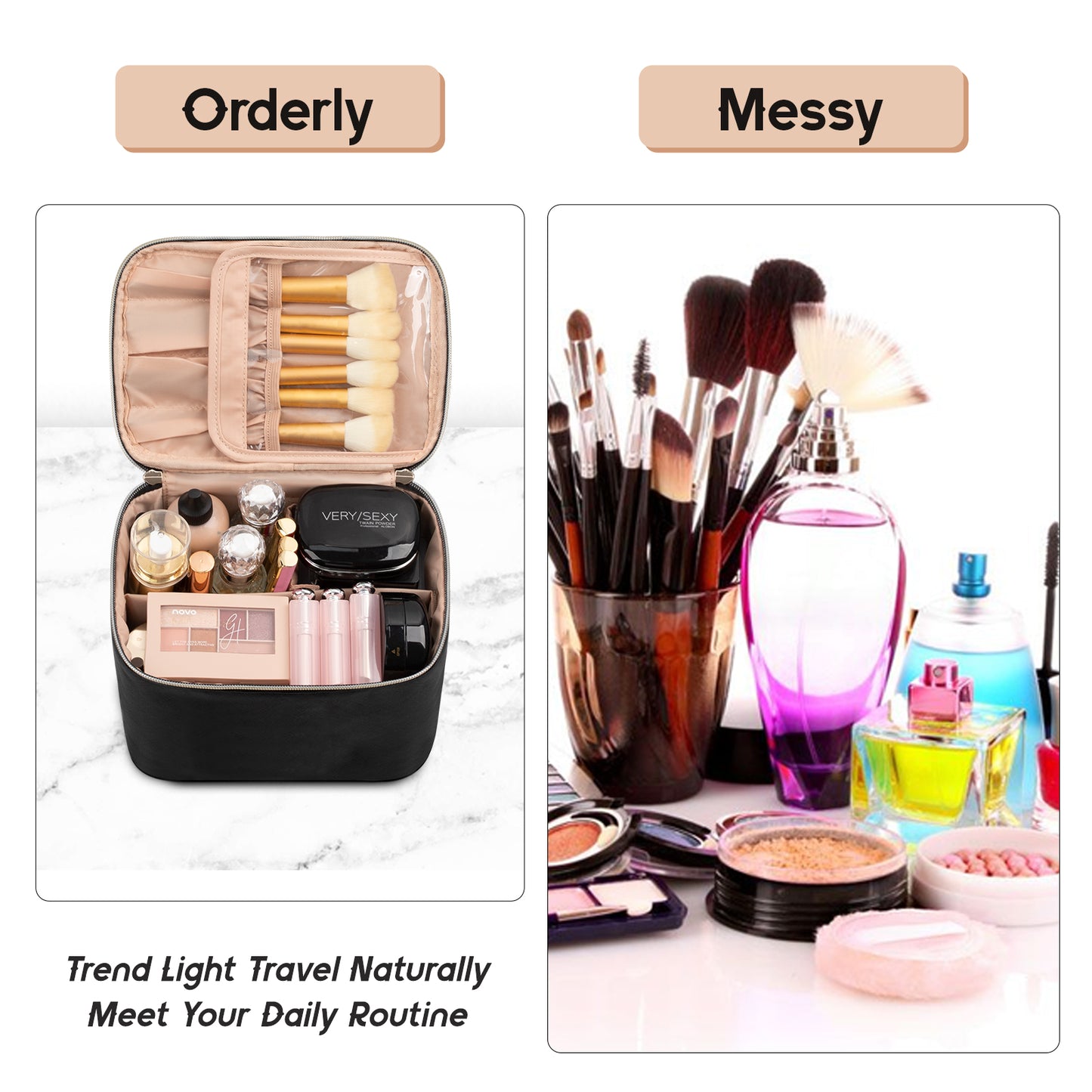 Large Capacity Travel Make Up Bag