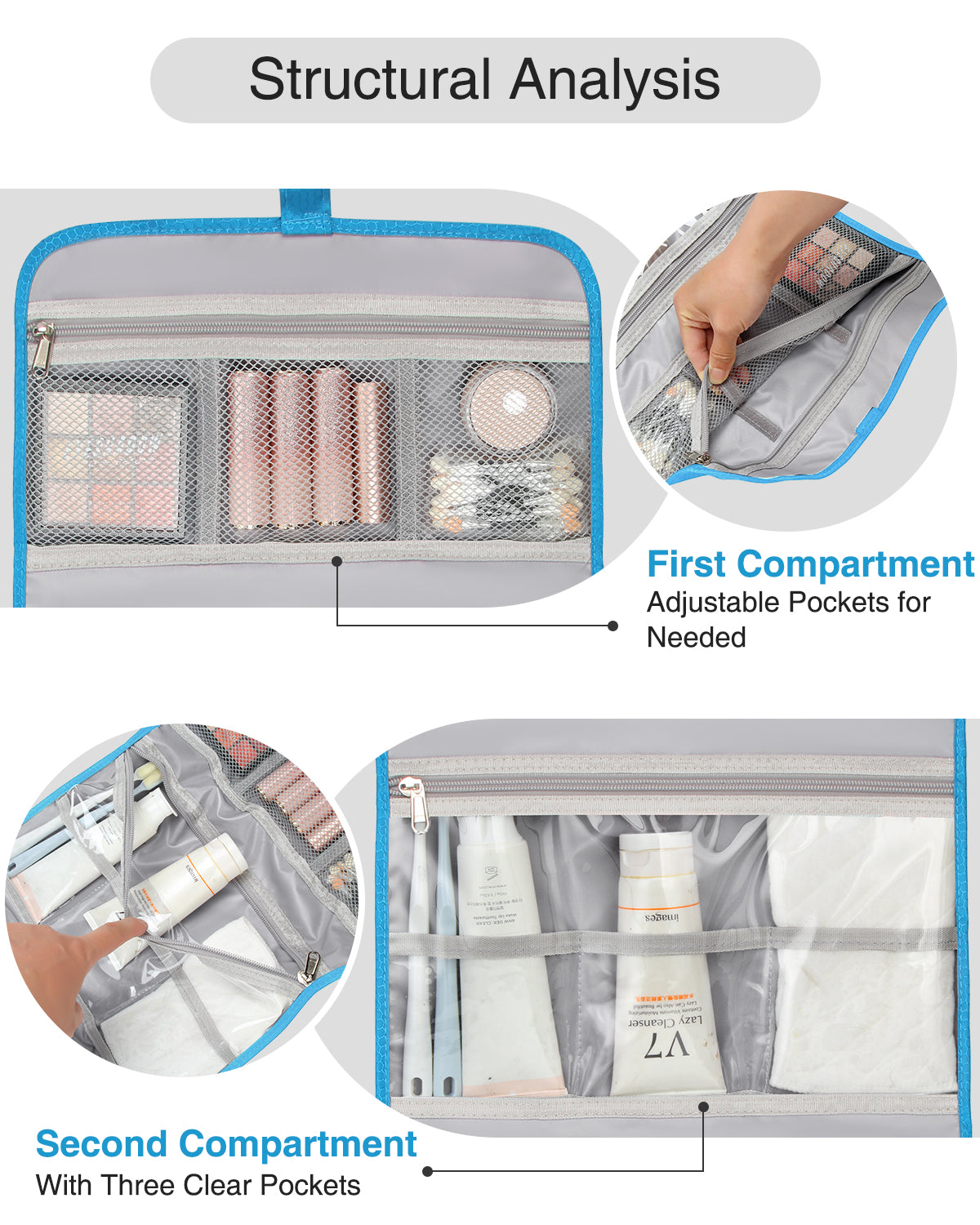 Relavel Travel Hanging Toiletry Bag