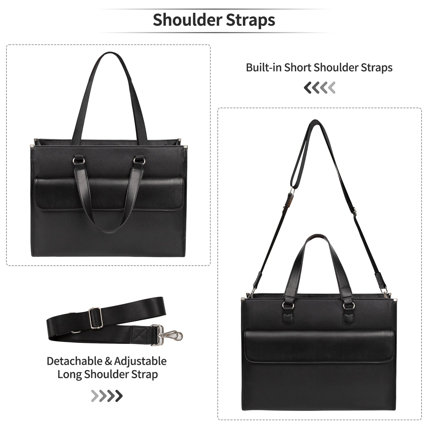 Women Briefcase Business Office Work Bag