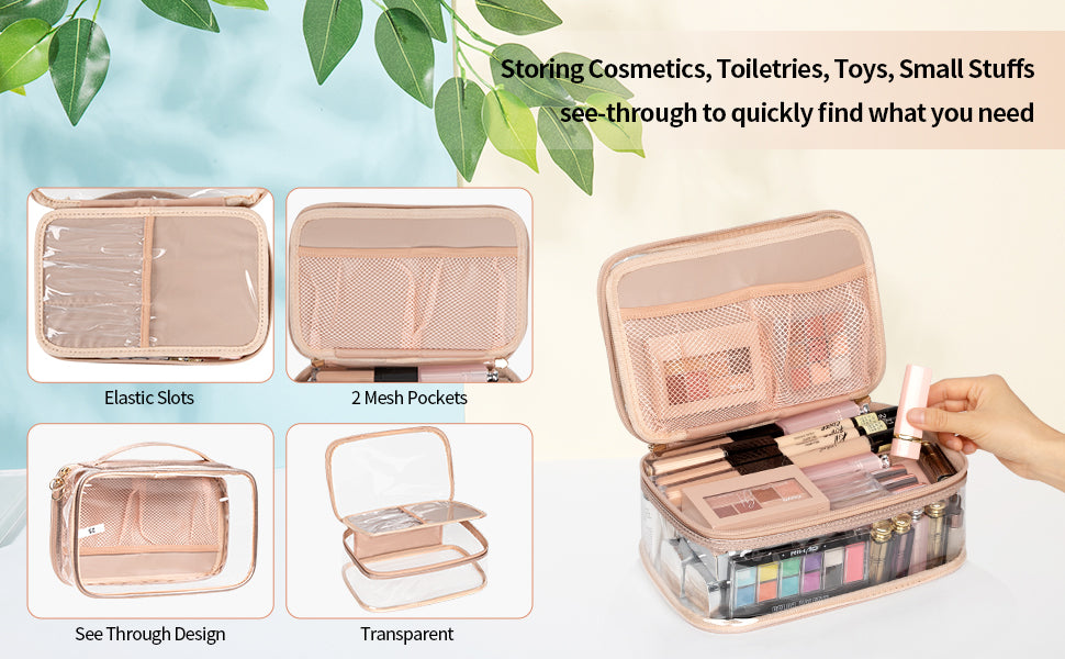Portable Makeup Storage Organizer Cosmetic Bag