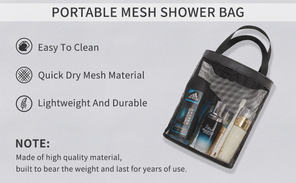 Large Capacity Quick Dry Shower Tote Bag