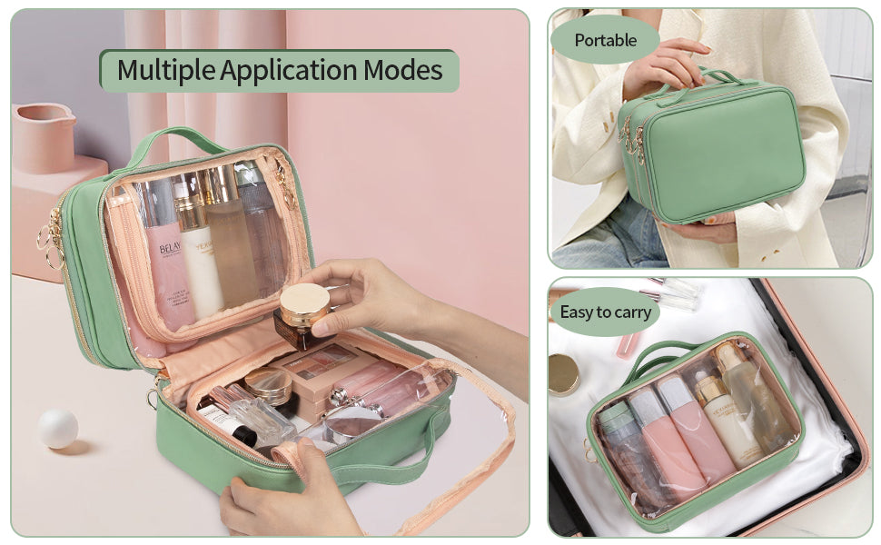Double Layer Cosmetic Bag