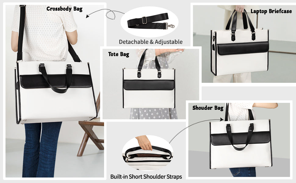 Women Briefcase Business Office Work Bag