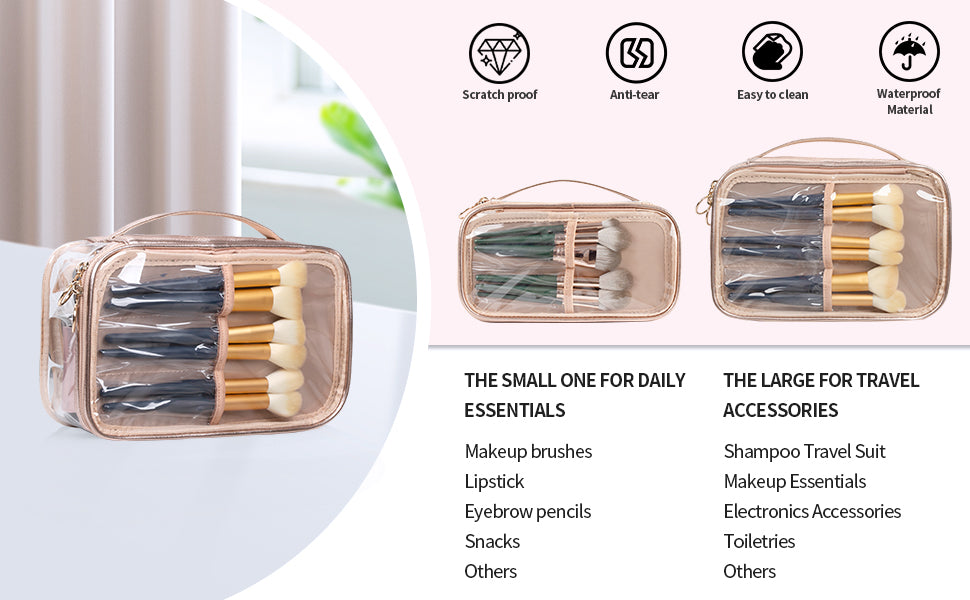 Portable Makeup Storage Organizer Cosmetic Bag