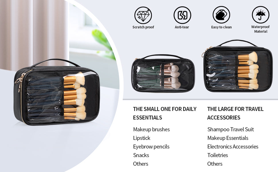 Portable Makeup Storage Organizer Cosmetic Bag