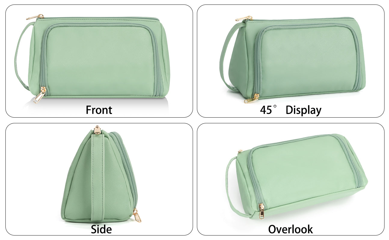 CUBETASTIC Green Makeup Bag