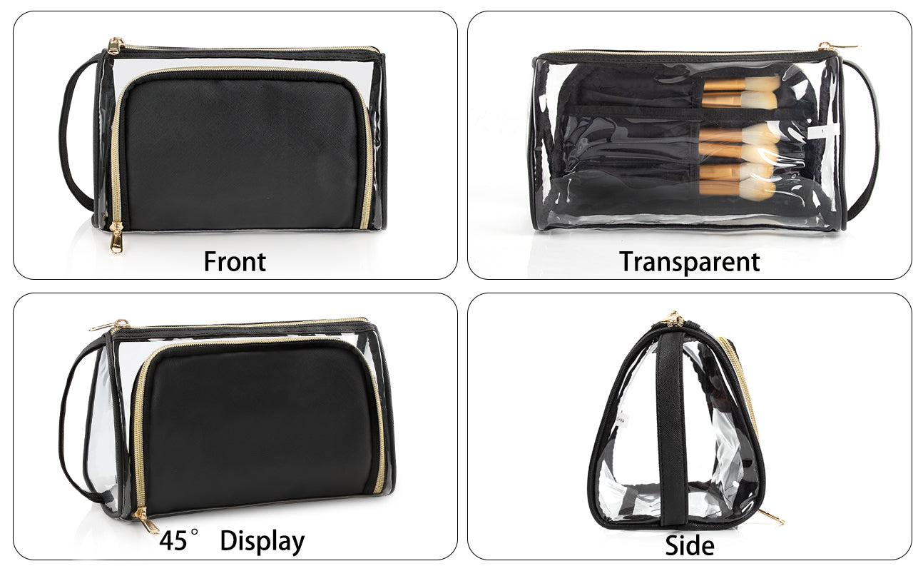 CUBETASTIC Clear Makeup Bag