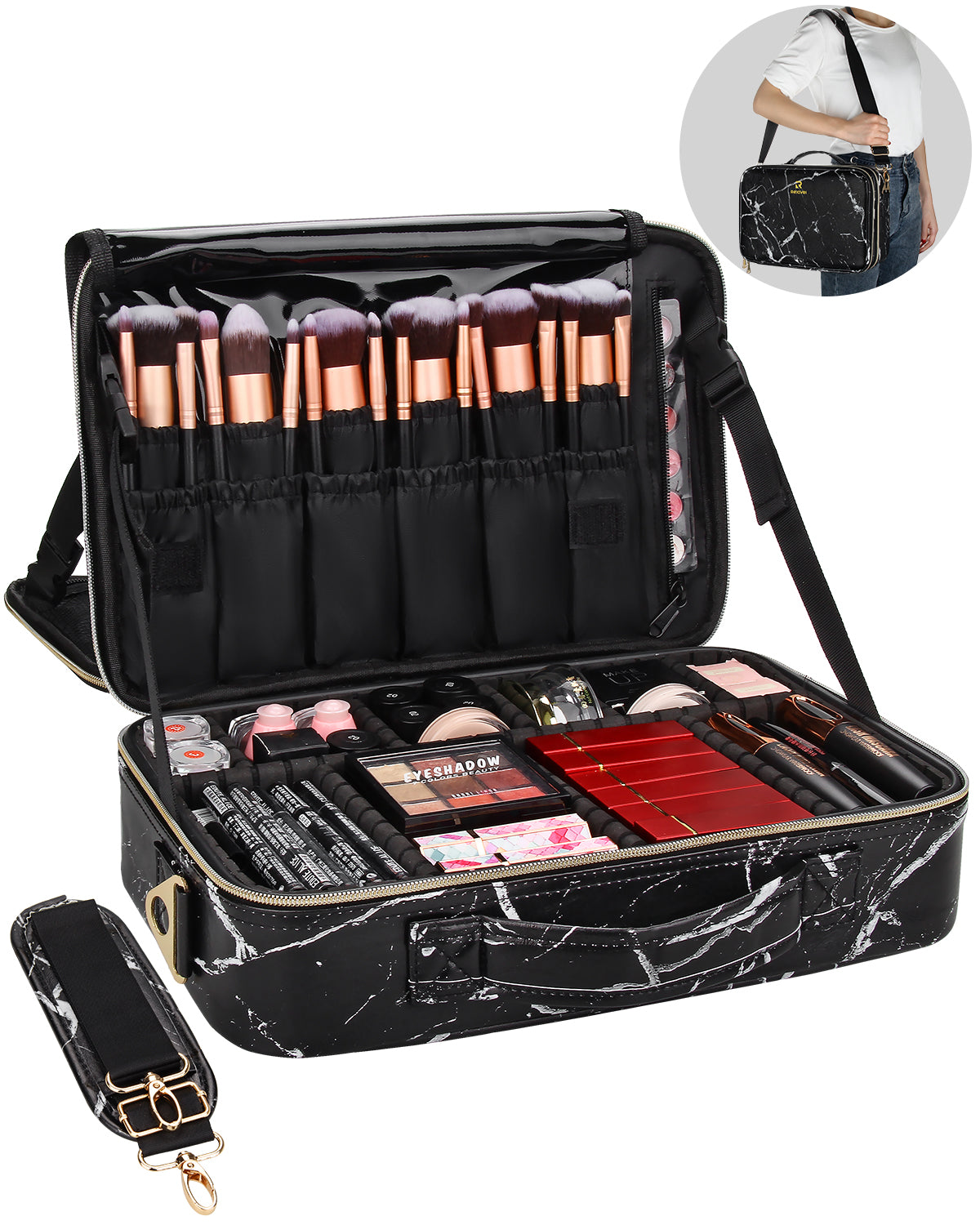 Relavel Midum Makeup Organizer Case