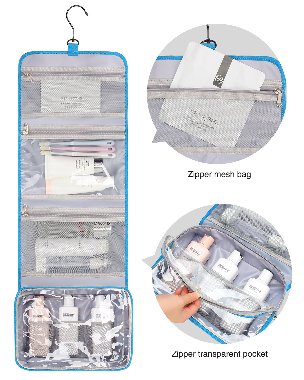 Relavel Travel Hanging Toiletry Bag