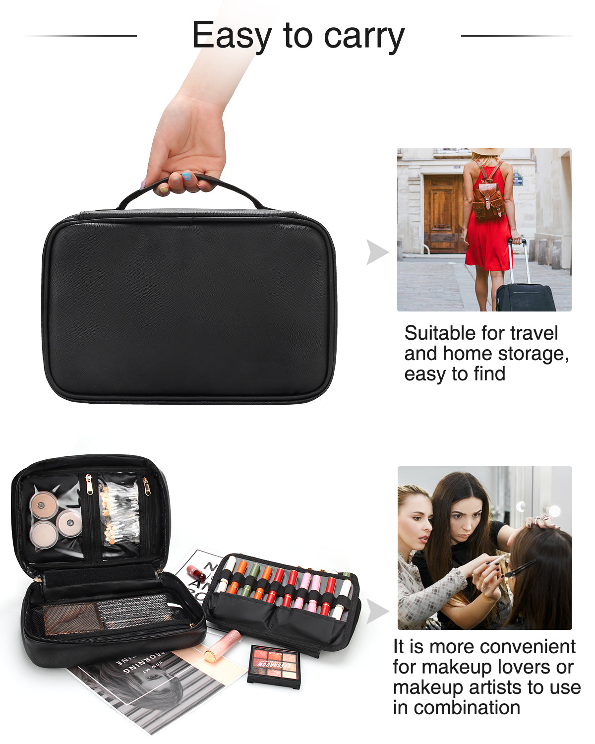 Relavel 60 Slots 3 Layer Lipstick Organizer