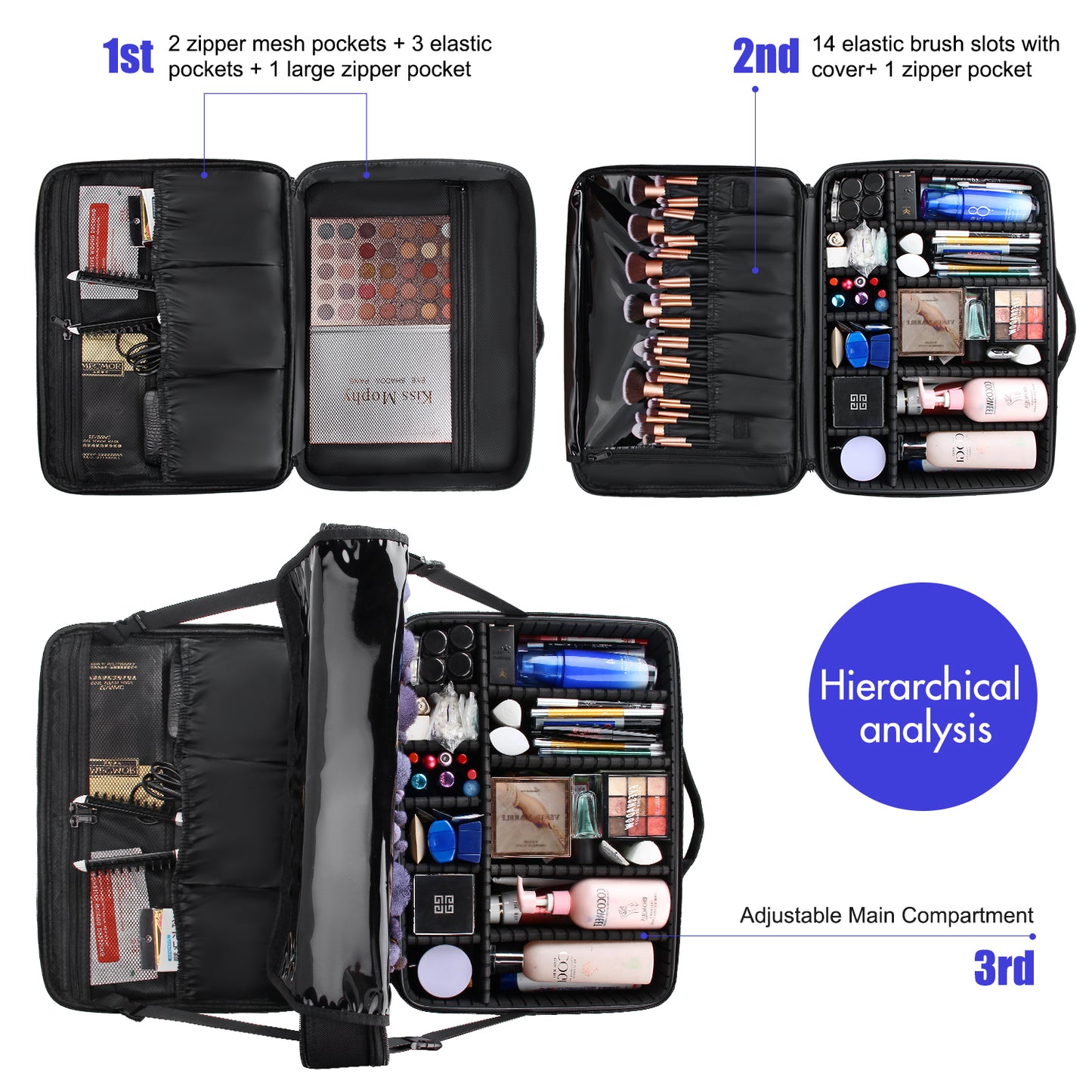Relavel Extra Large Makeup Case