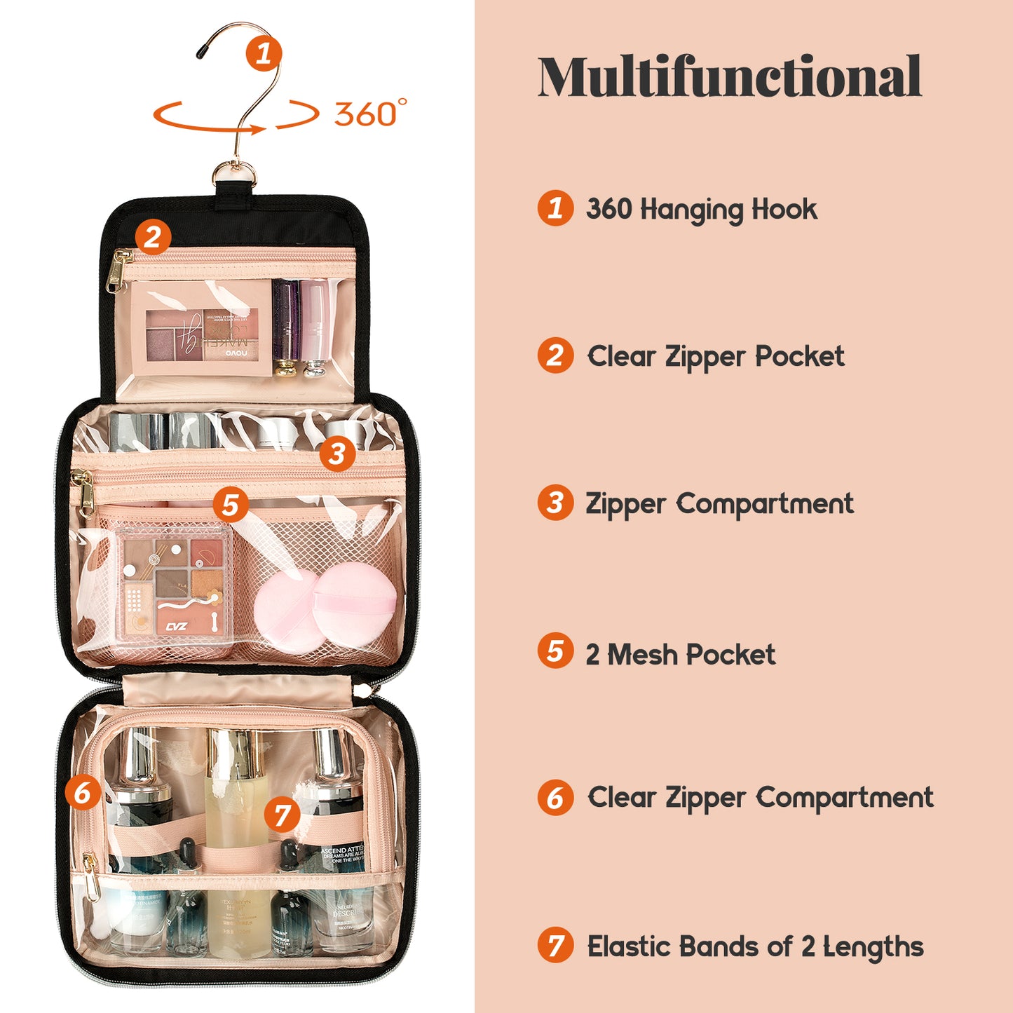 Relavel Travel Toiletry Bag