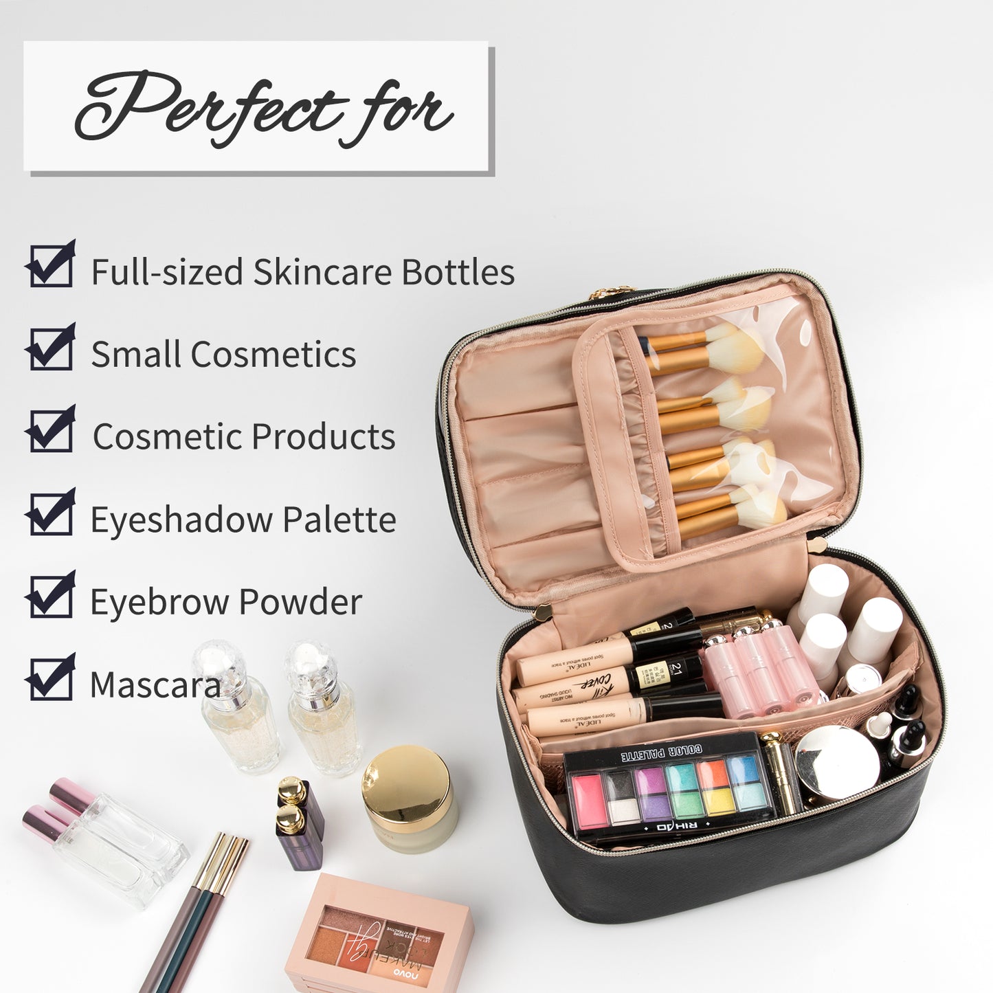 Relavel Double layer Cosmetic Cases