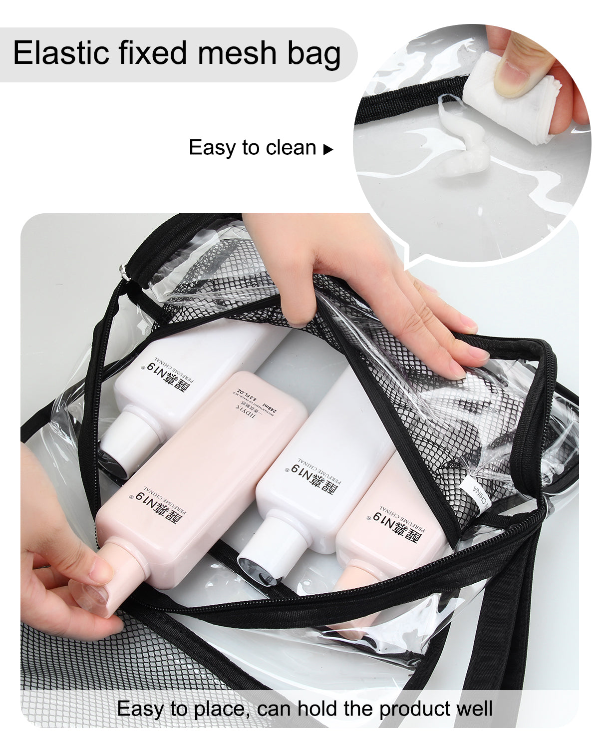 Relavel Hanging Travel Toiletry Bag with TSA Approved Travel Toiletry Bags