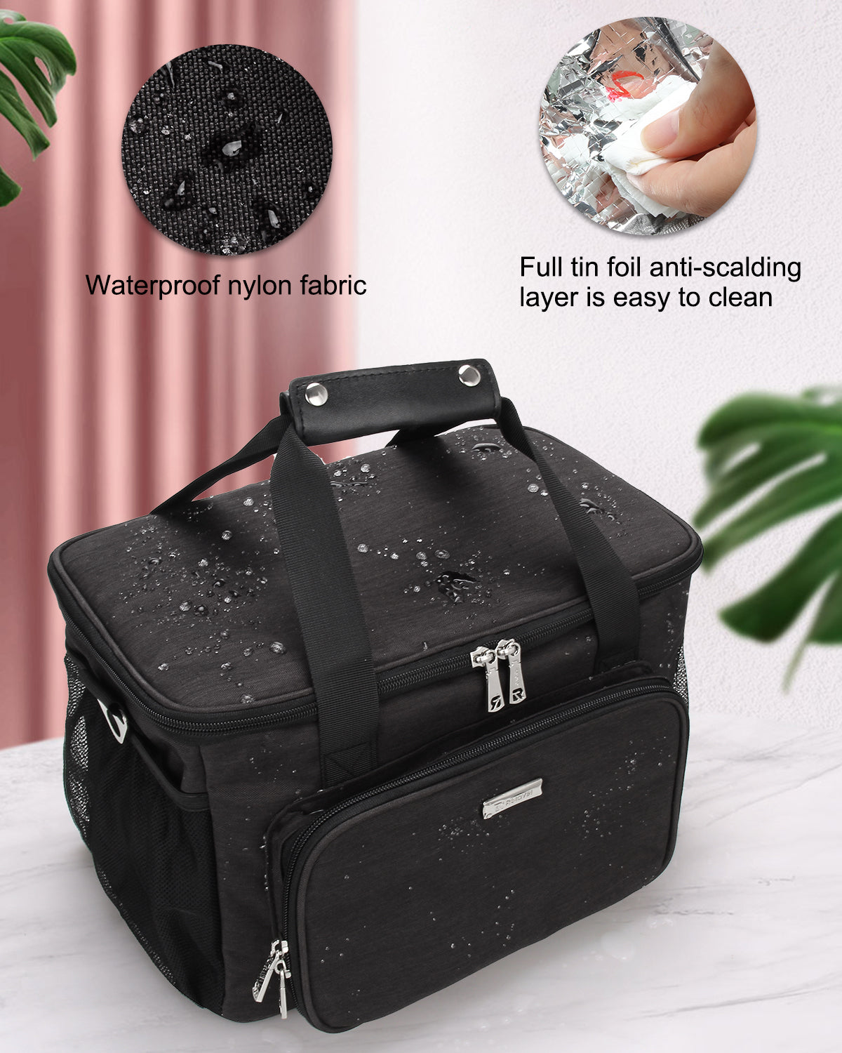 Relavel Aluminum Film Layer Makeup Bag