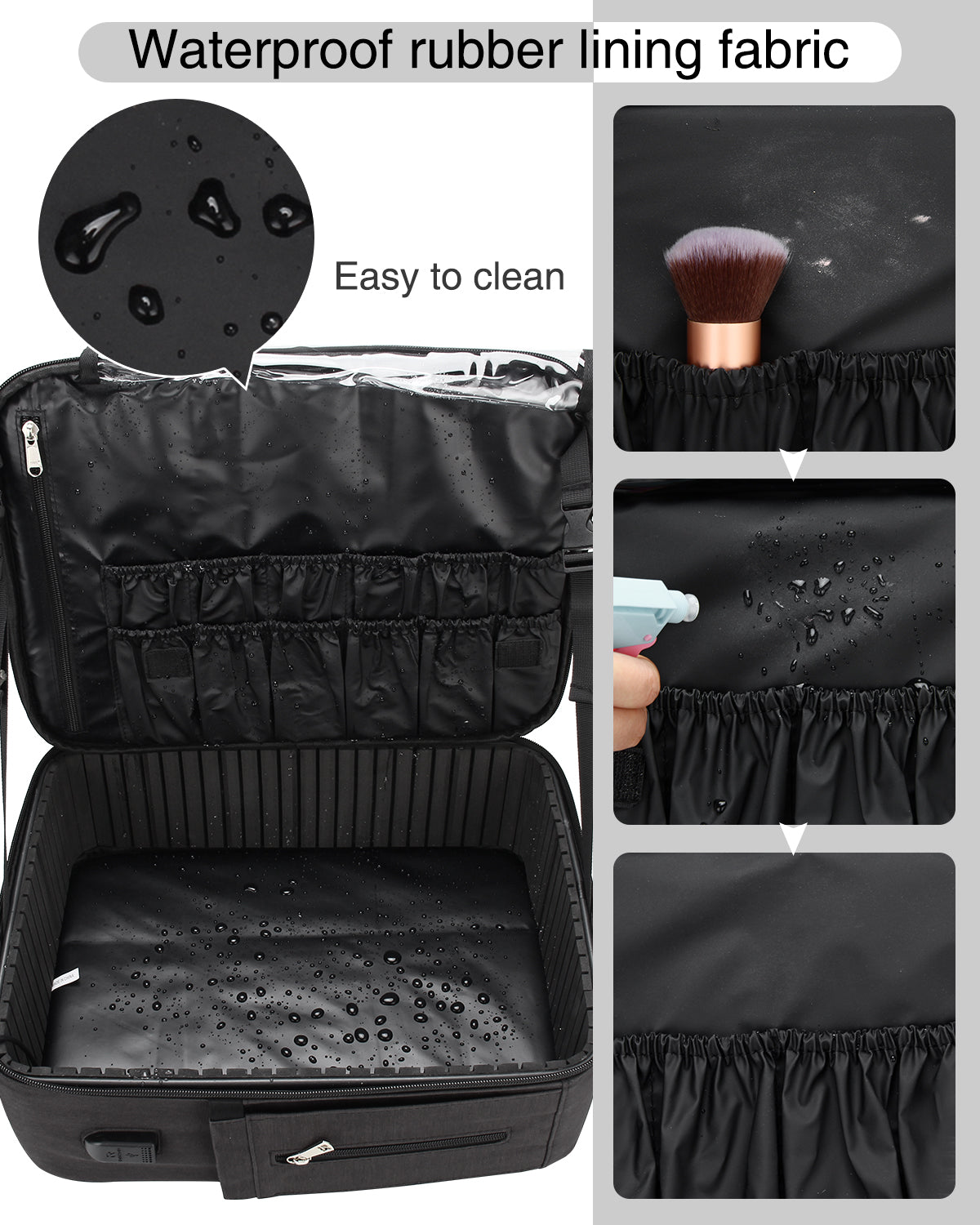 Relavel Makeup Backpack Large Makeup Case