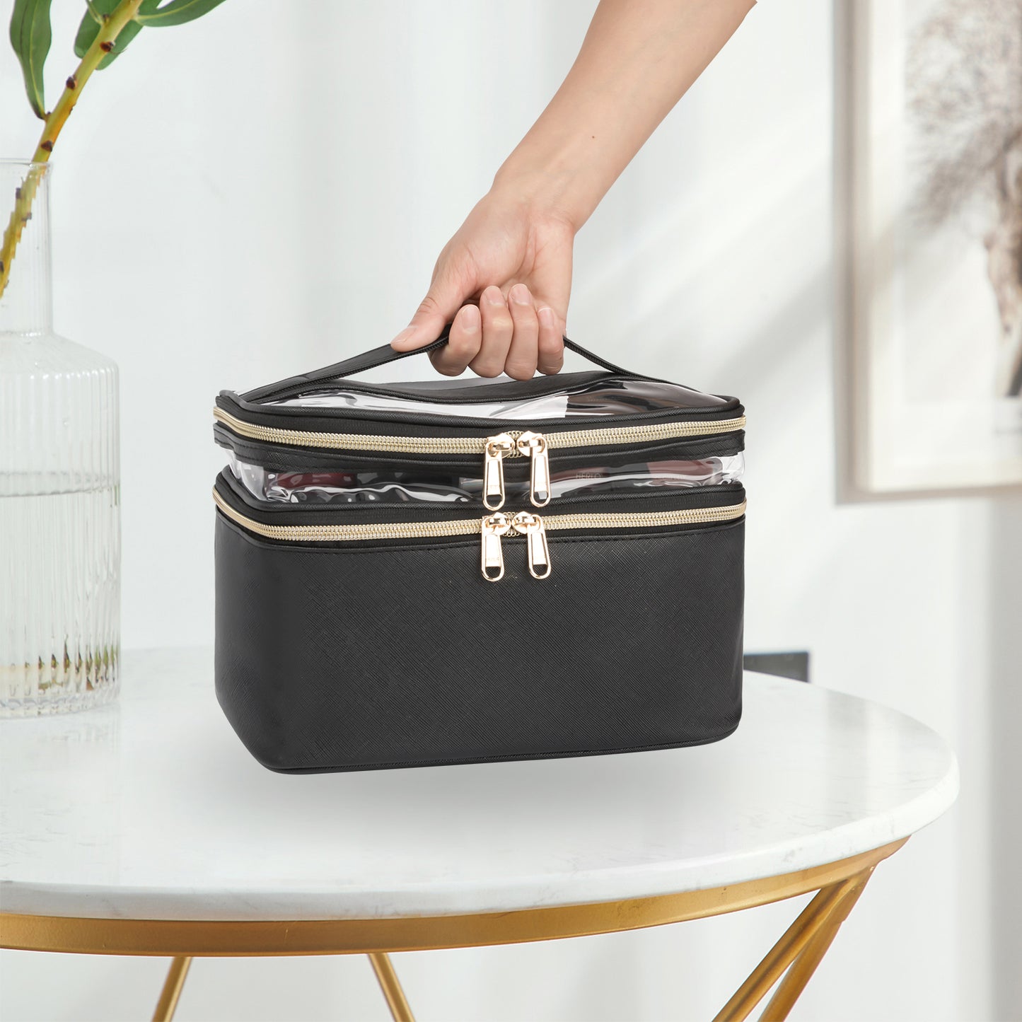 Relavel Double layer Cosmetic Cases