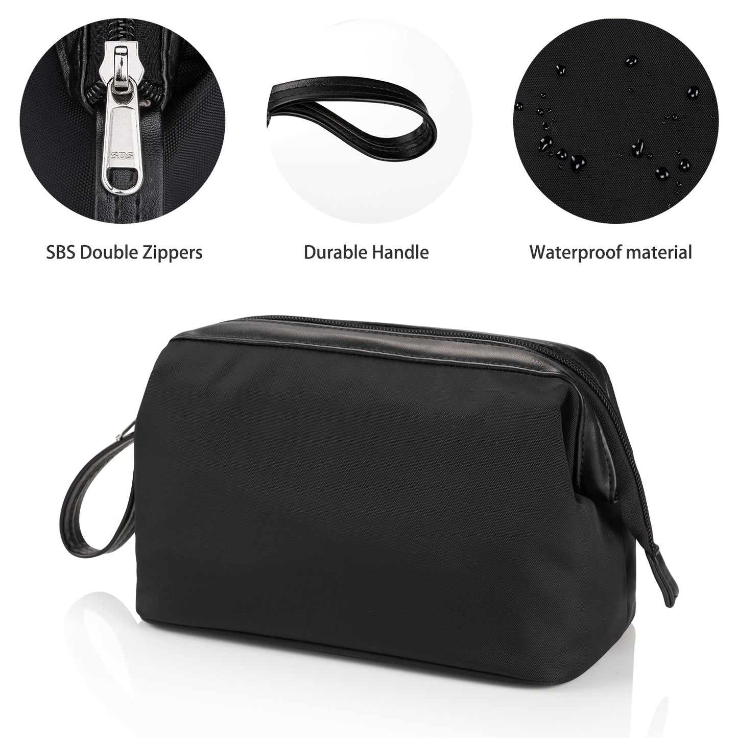 Relavel Cosmetic Travel Bag Zipper Pouch