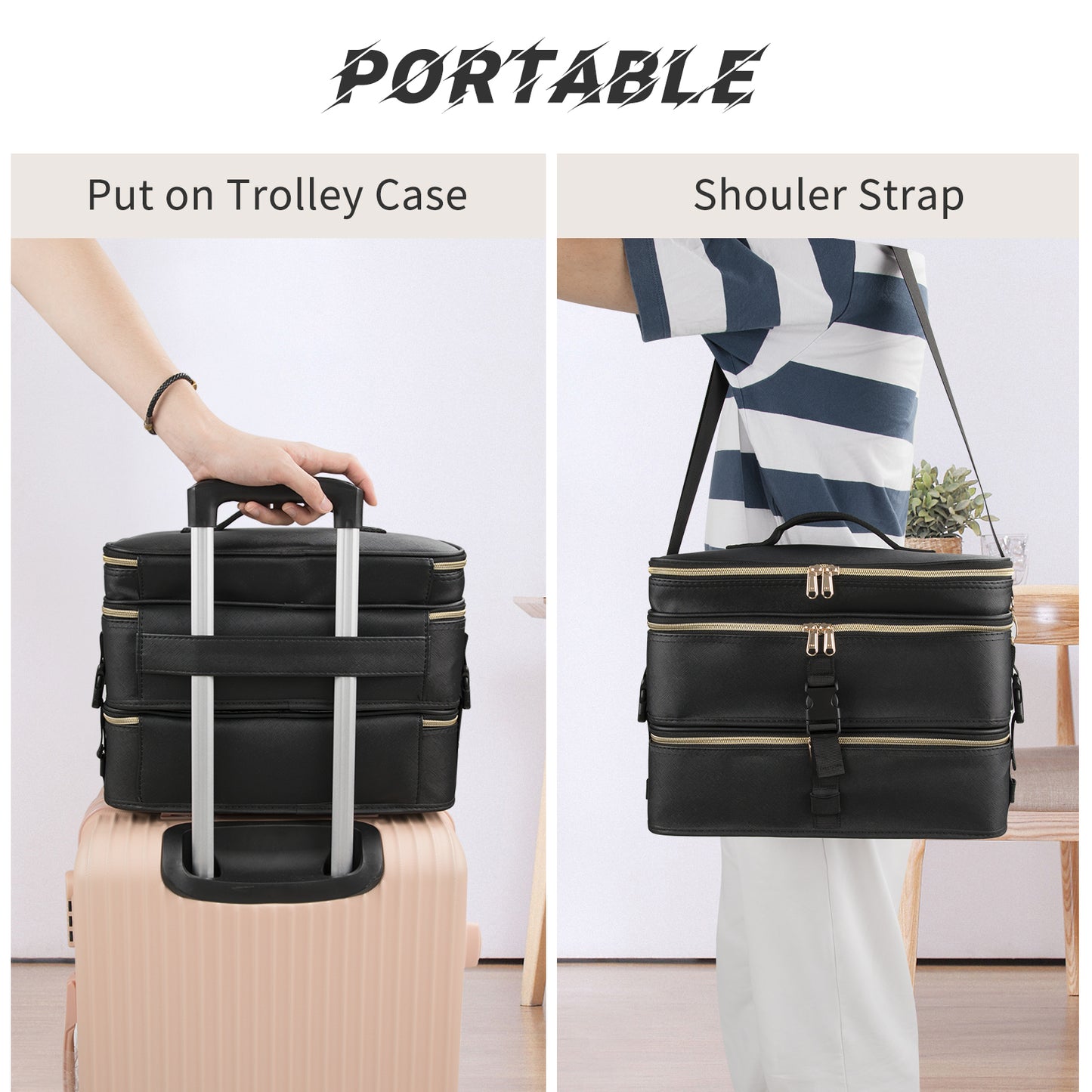 Relavel Nail Gel Organizer Case