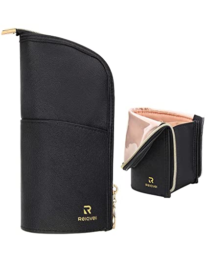 Relavel Stand-up Foldable Makeup Brush Holder