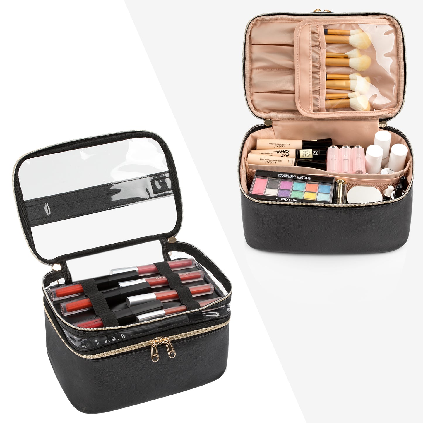 Relavel Double layer Cosmetic Cases