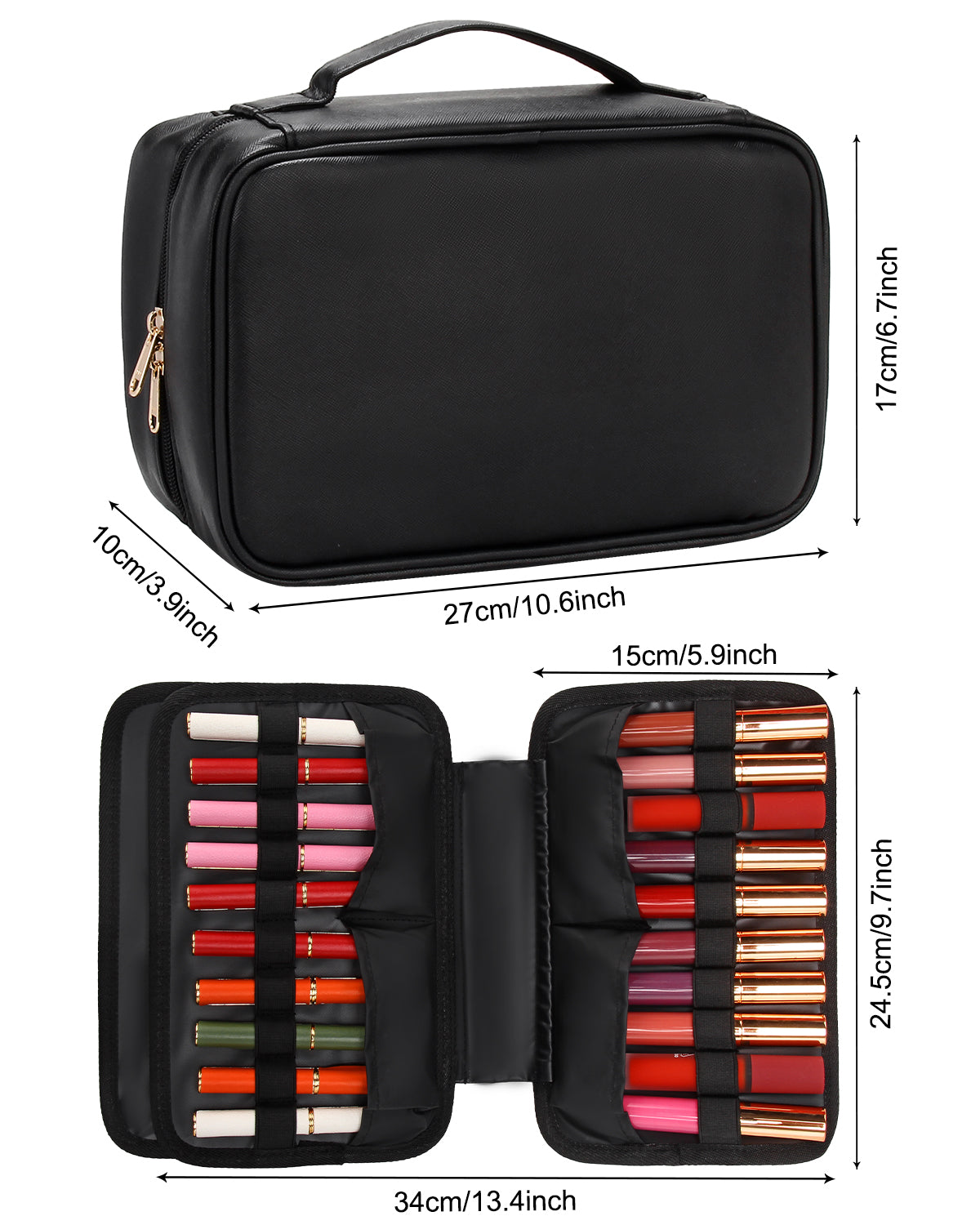 Relavel 60 Slots 3 Layer Lipstick Organizer