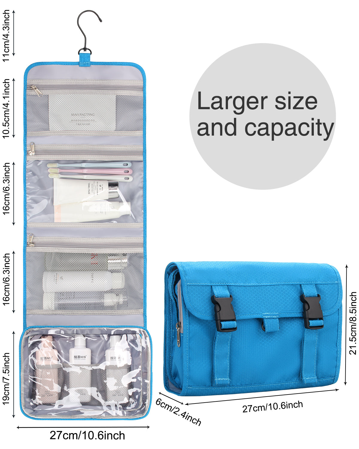 Relavel Travel Hanging Toiletry Bag