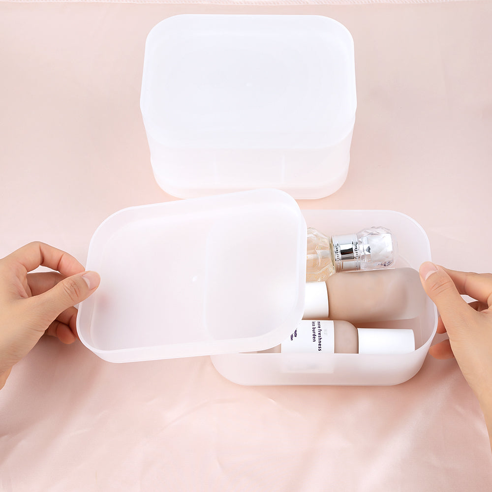 Stackable Clear Makeup Organizer holder