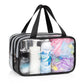 Draining & Waterproof Matte Translucent Toiletries Bag