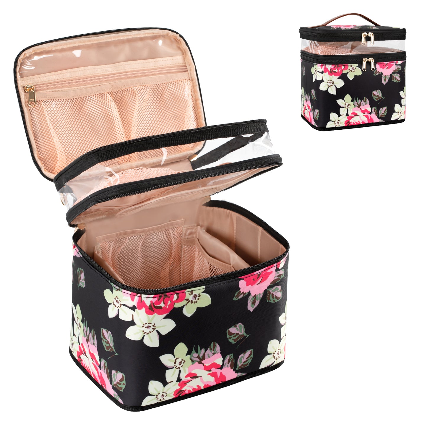 Relavel large makeup bag