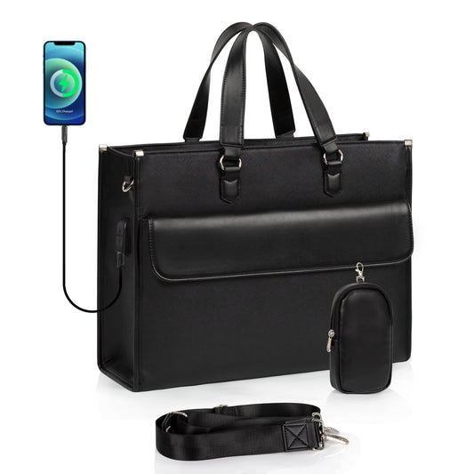 Women Briefcase Business Office Work Bag