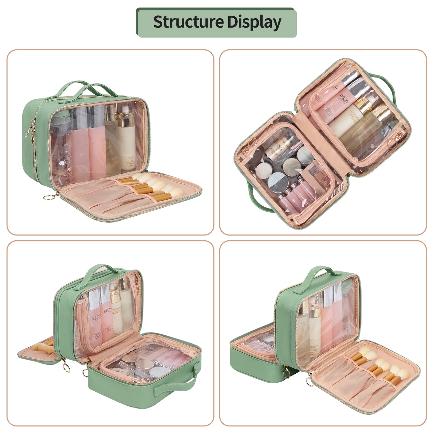 Double Layer Cosmetic Bag