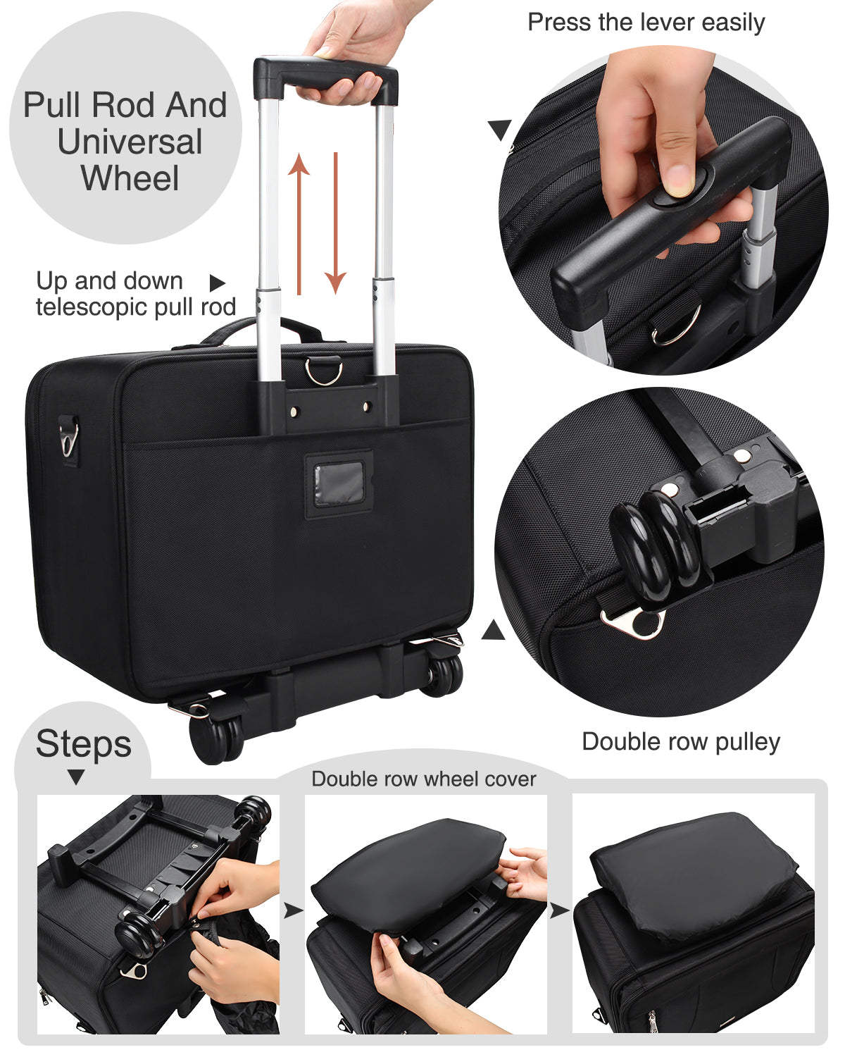 Makeup trolley case