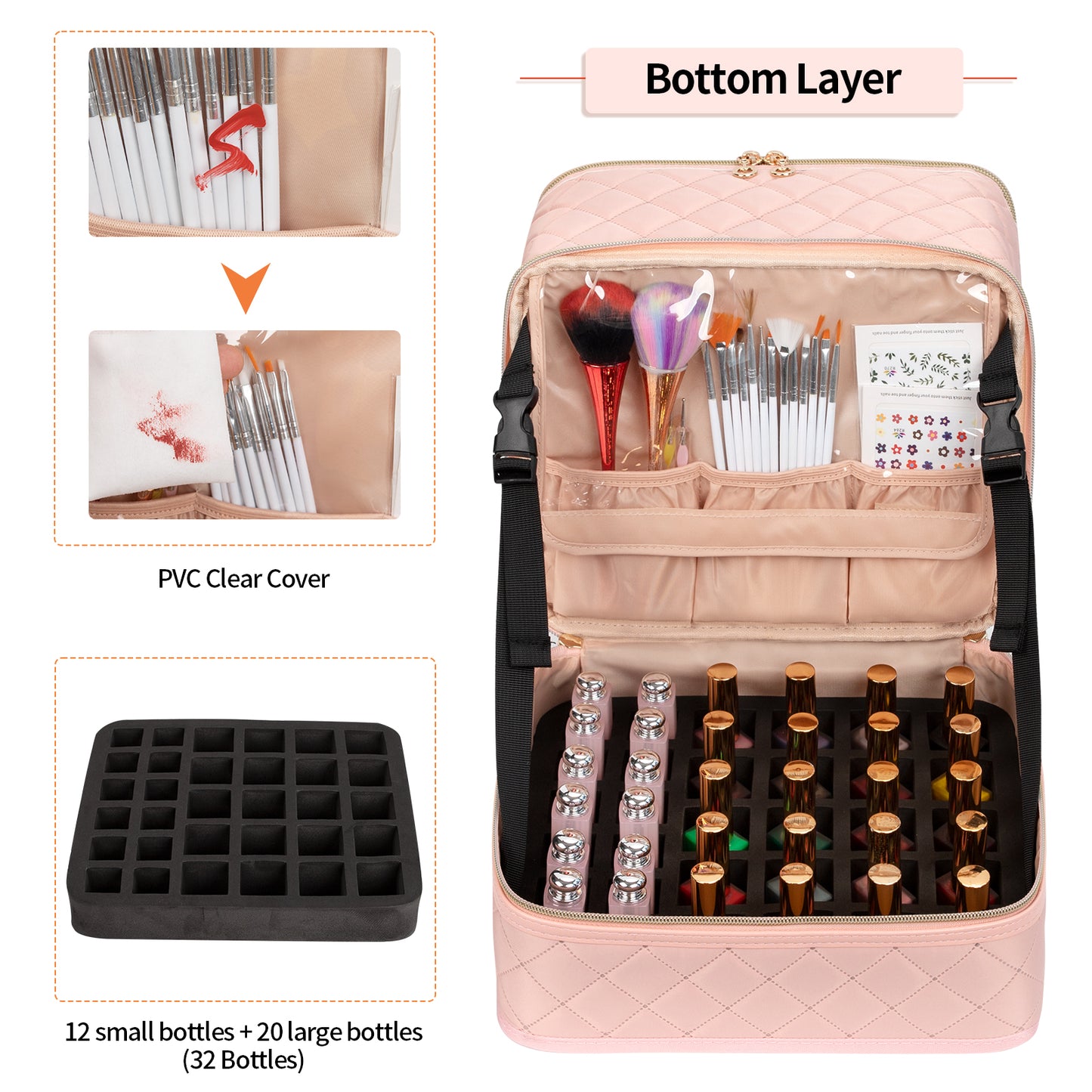 Ethereal Nail Polish Organizer Case