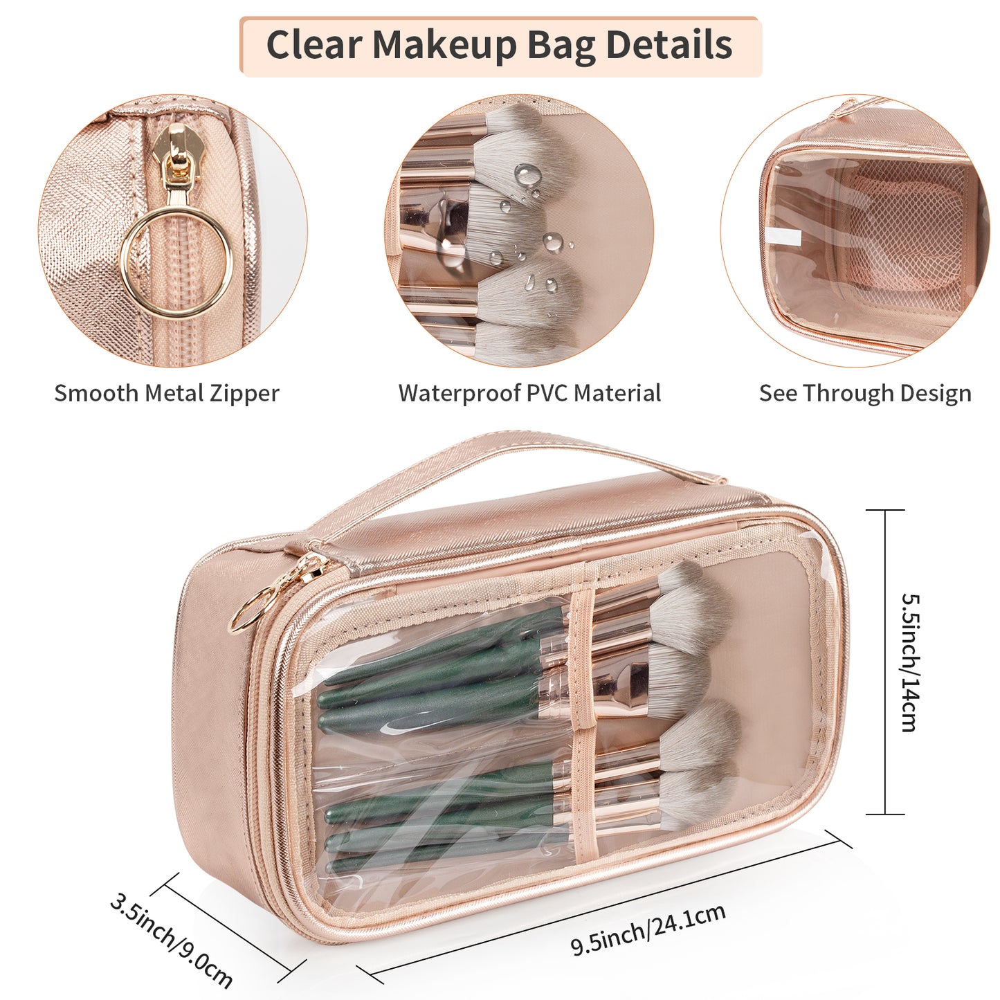 Portable Makeup Storage Organizer Cosmetic Bag