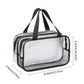 Draining & Waterproof Matte Translucent Toiletries Bag