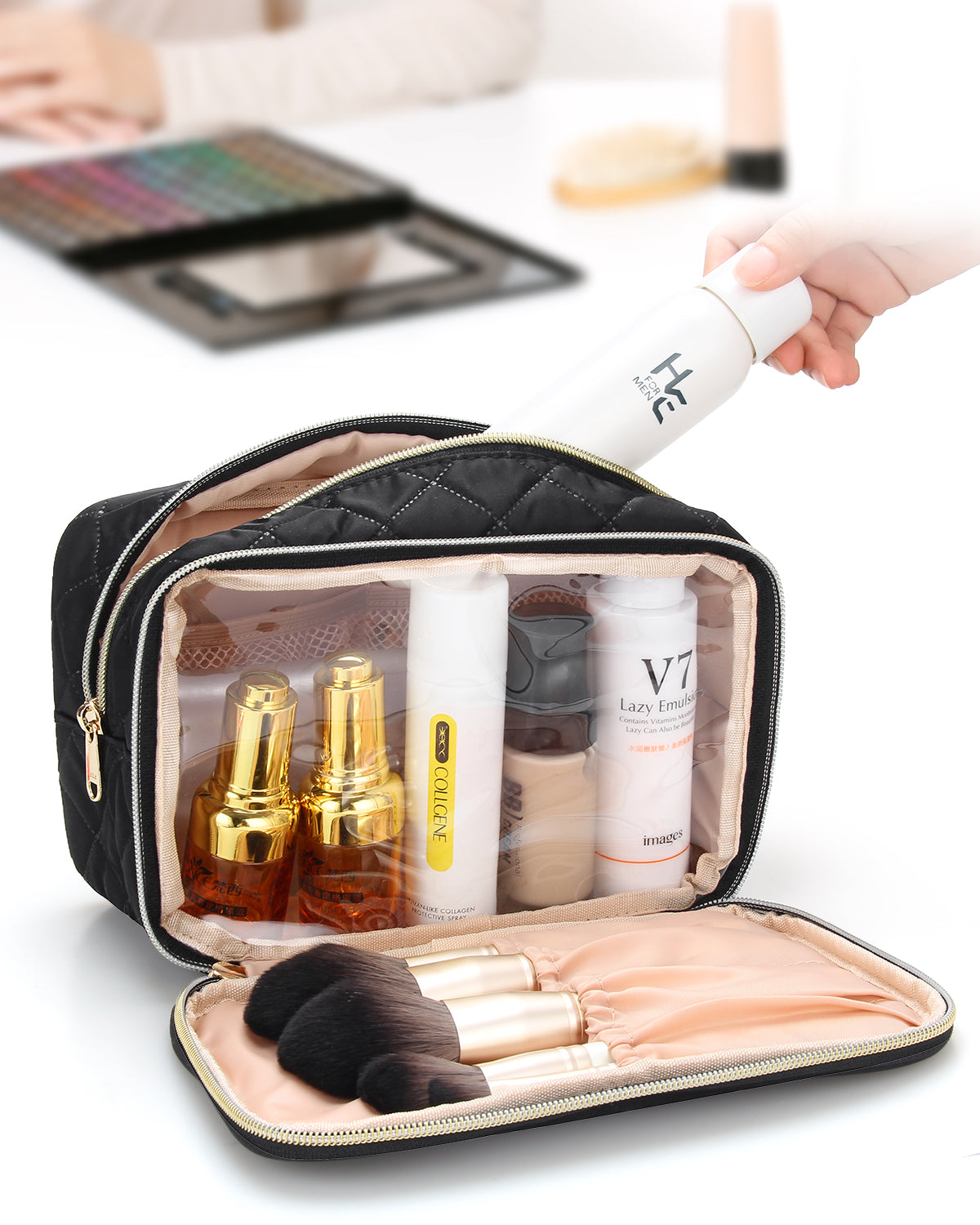 Double Layer Toiletry Organizer