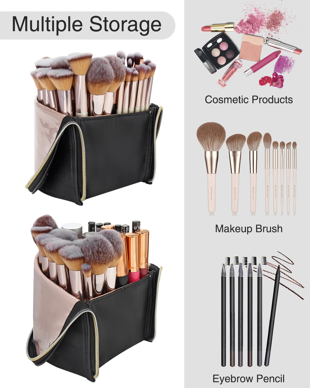 Travel Makeup Brush Holder