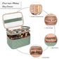 Double Layer Cosmetic Cases Travel Makeup Organizer  Bags