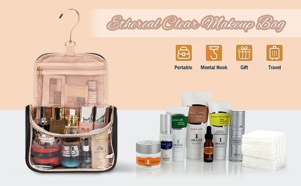 Ethereal Clear Travel Makeup Bag