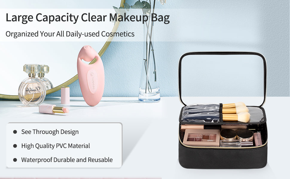 Portable Makeup Storage Organizer Cosmetic Bag