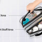 Draining & Waterproof Matte Translucent Toiletries Bag