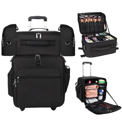 Relavel 4 in 1 Rolling Makeup Case