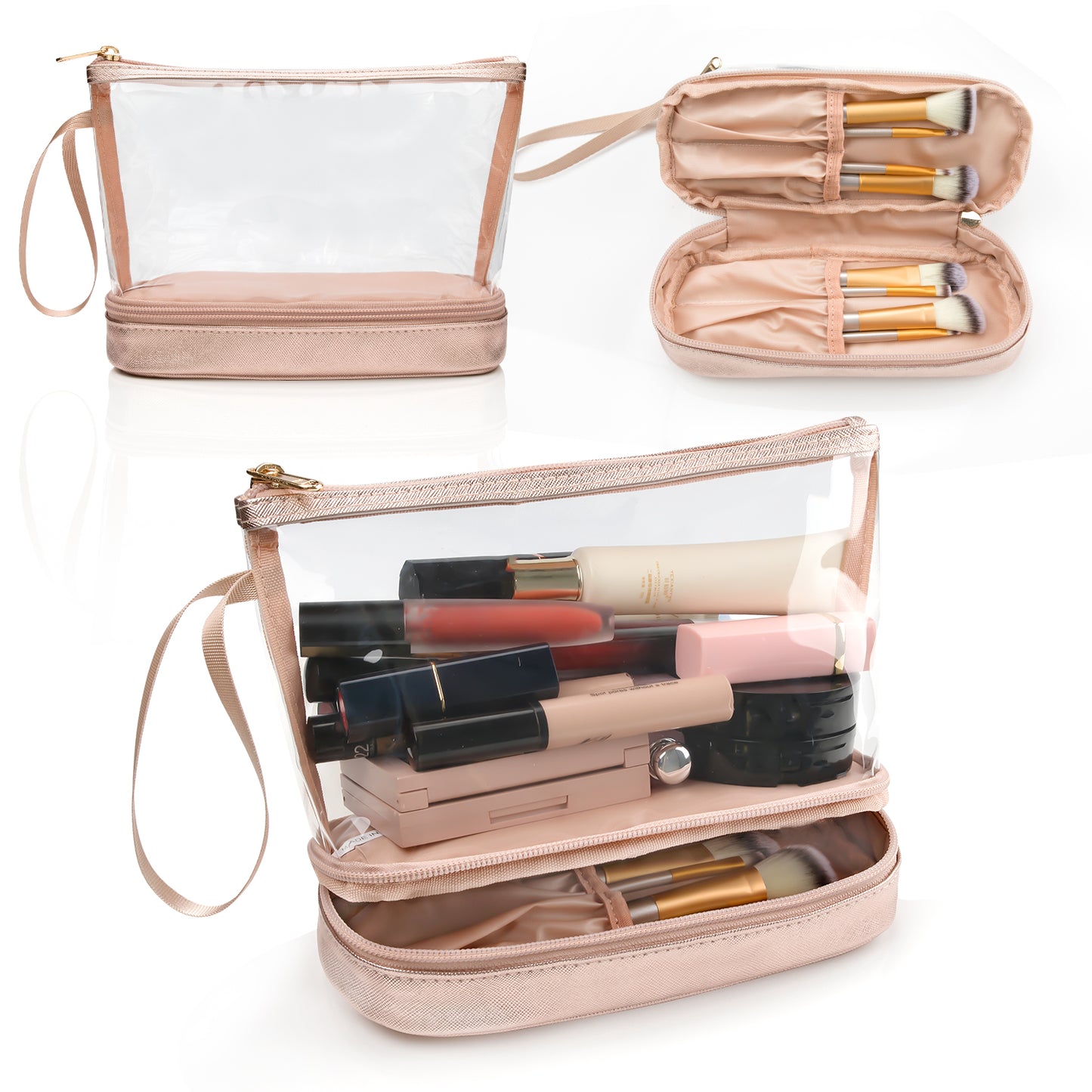 Relavel Clear Makeup Brush Bag