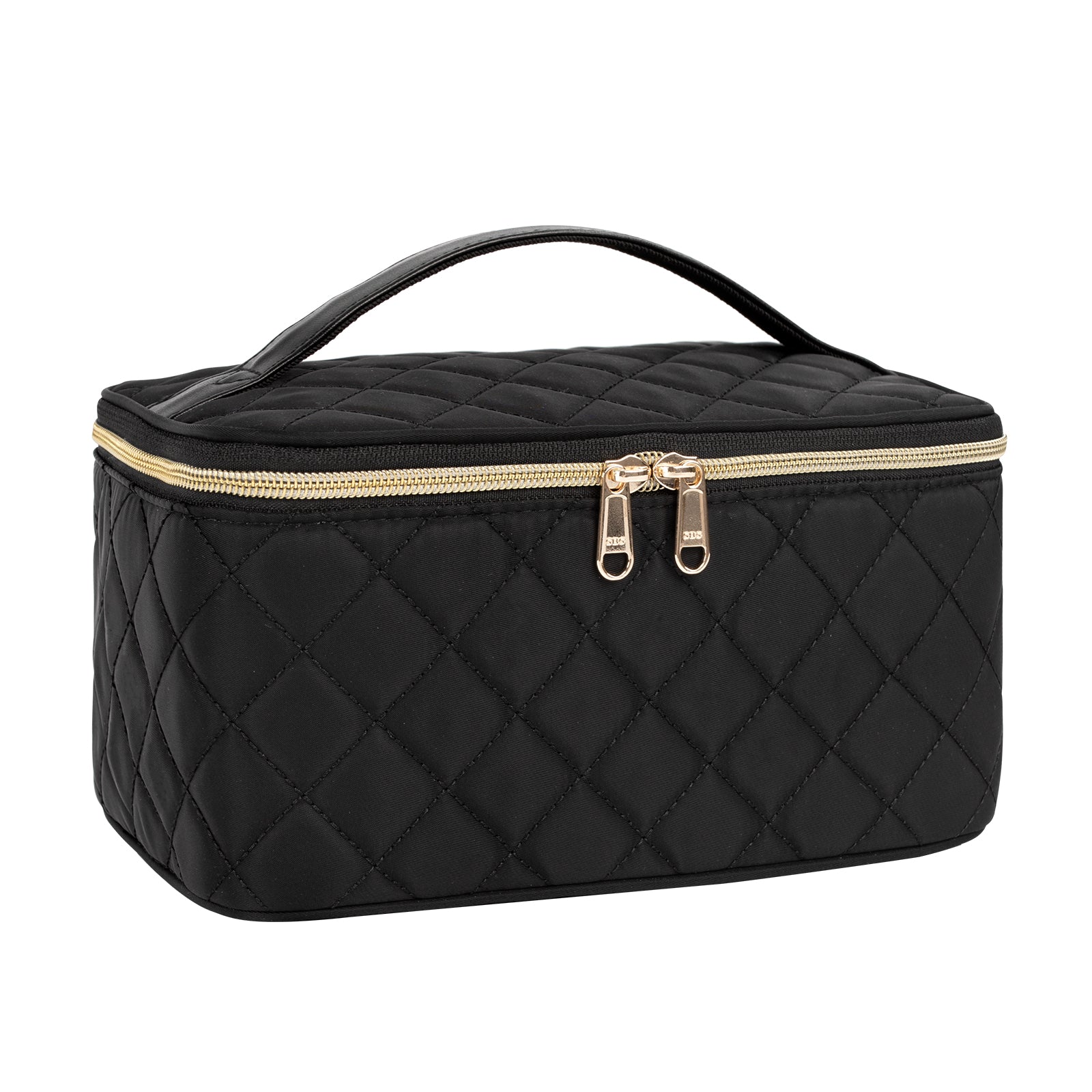 Small Black Rhombus Travel Makeup Bag – Relavel
