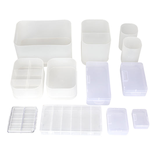 Stackable Clear Makeup Organizer holder